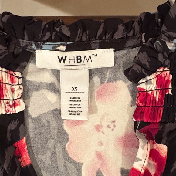 White House Black Market Floral Long Sleeve Top Size XS - Picture 10 of 12
